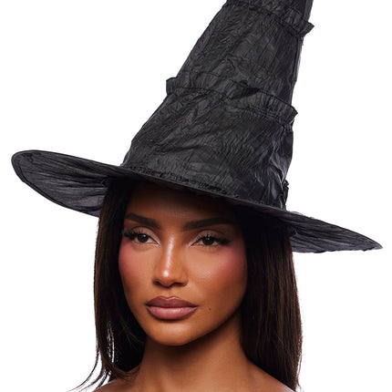 Ruffle Witch Hat