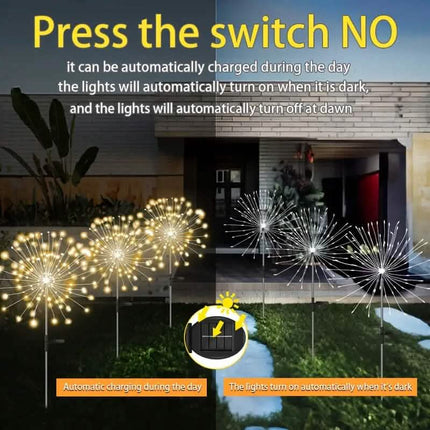 8 Lighting Modes Solar Festival Viewing Decorative Outdoor Lights