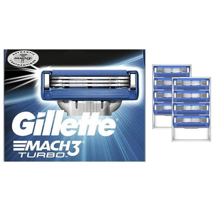 8-Pack: Gillette Mach3 Turbo Men's Razor Blades