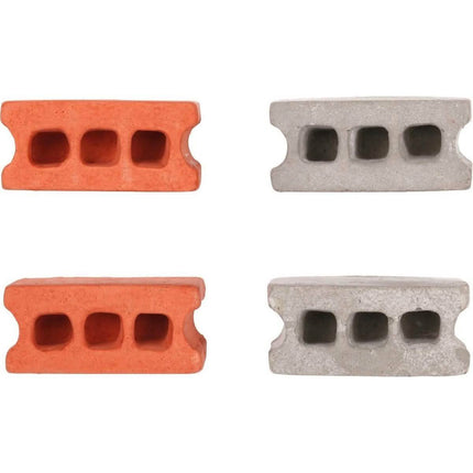 8-Pack: Multicolored Kikkerland Cinder Block Magnets