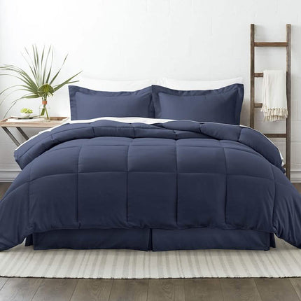 8-Piece: Bed in a Box Hypoallergenic Double Brushed Deep Pocket Set