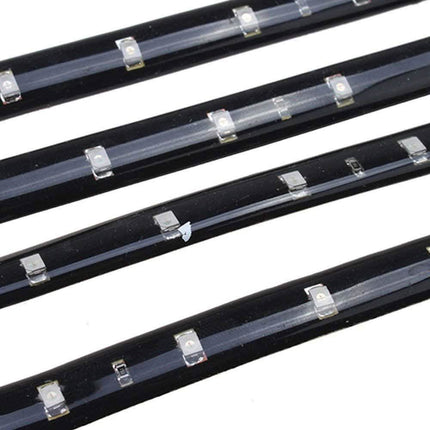 8-Piece: Flexible Waterproof LED Strip Light for Car