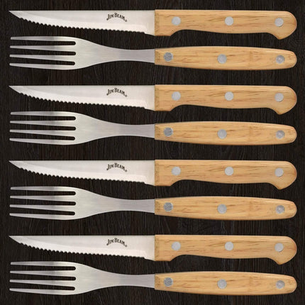 8-Piece Set: Steak Knife and Fork Set