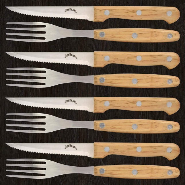 8-Piece Set: Steak Knife and Fork Set