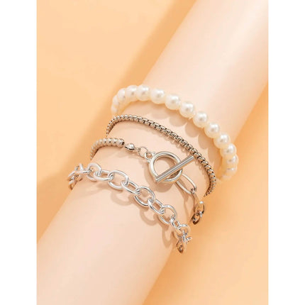8-Piece: Women's Modern Street Geometric Bracelet