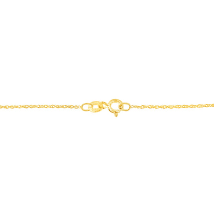 14K Yellow Gold Plated .925 Sterling Silver 1.00 Cttw Baguette Diamond Composite Open Heart 18" Inch Pendant Necklace (I-J Color, I1-I2 Clarity)