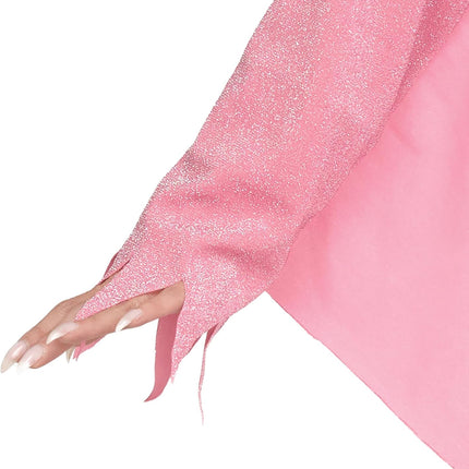 Ghost Face Adult Pink Glitter Costume