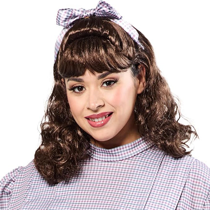 Samantha Parkington American Girl Doll Plaid Womens Costume Dress
