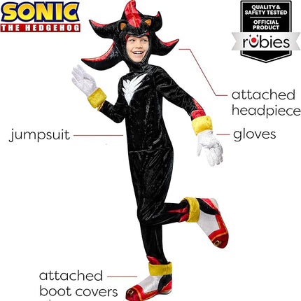 Sonic The Hedgehog: Shadow Deluxe Boys Costume