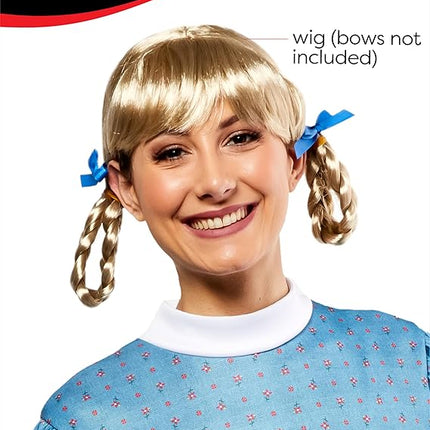 Kirsten Larson Blonde Braided Ponytail Wig American Girl Doll
