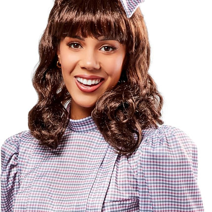 Samantha Parkington Brown Costume Wig with Bangs American Girl Doll