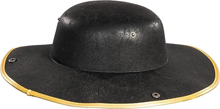 Pirate Tricorn Hat Faux Leather – Colonial Renaissance Costume Cosplay Hat