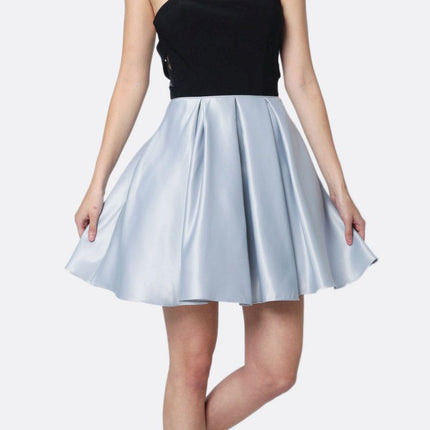 Juliet 829 Two-Tone Sweetheart Short A-Line Dress