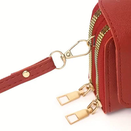 Vegan Messenger Bag – Lightweight Large Shoulder Bag with Detachable Organizer