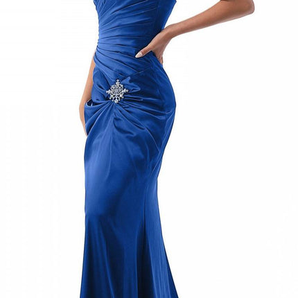 CLEARANCE - Cinderella Divine 8530 Satin Dress Ruched Bodice Sweetheart