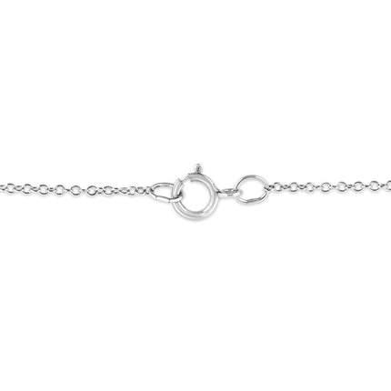 .925 Sterling Silver Prong-Set Diamond Accent Starfish Pendant Necklace (I-J Color, I1-I2 Clarity) - Size 18"