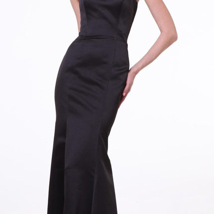 Cinderella Divine 8792 Strapless Sweetheart Neckline Mermaid Satin Gown