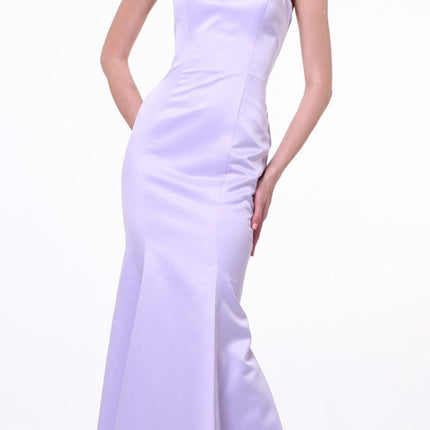 Cinderella Divine 8792 Strapless Sweetheart Neckline Mermaid Satin Gown