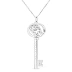 White.Sterling Silver / 18 / Aquarius