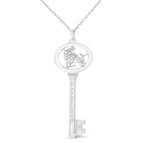 White.Sterling Silver / 18 / Capricorn