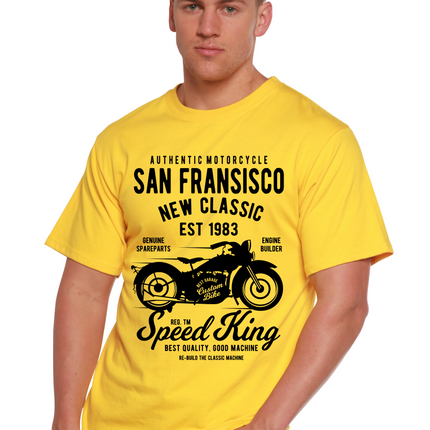 San Fransisco Spun Bamboo® Men's Bamboo Viscose/Organic Cotton Short Sleeve Graphic T-Shirt