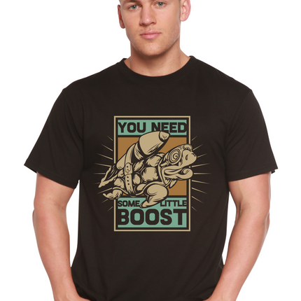 You Need Boost Men's Bamboo Viscose/Organic Cotton Short Sleeve Graphic T-Shirt