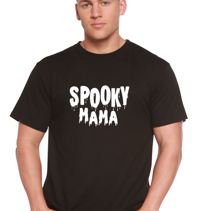 Spooky Mama Halloween Men's Bamboo Viscose/Organic Cotton Short Sleeve Graphic T-Shirt