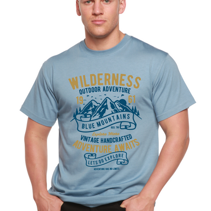 Wilderness Spun Bamboo® Men's Bamboo Viscose/Organic Cotton Short Sleeve Graphic T-Shirt