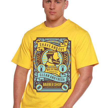 Shave and Cut Spun Bamboo® Men's Bamboo Viscose/Organic Cotton Short Sleeve Graphic T-Shirt