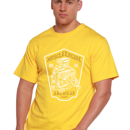 Muscle Engine Spun Bamboo® Men's Bamboo Viscose/Organic Cotton Short Sleeve Graphic T-Shirt