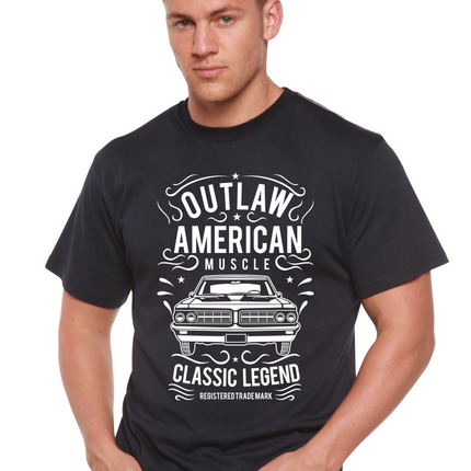 Outlaw American Muscle Spun Bamboo® Men's Bamboo Viscose/Organic Cotton Short Sleeve Graphic T-Shirt