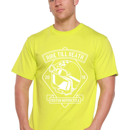 Ride Till Death Spun Bamboo® Men's Bamboo Viscose/Organic Cotton Short Sleeve Graphic T-Shirt