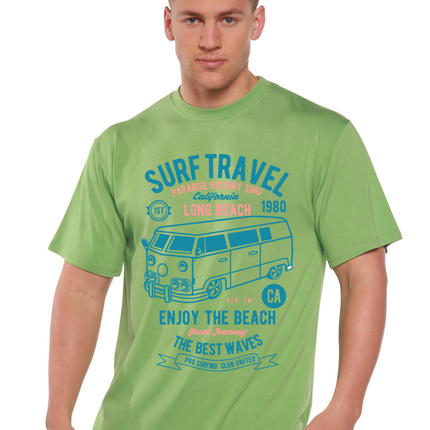 Surf Travel Spun Bamboo® Men's Bamboo Viscose/Organic Cotton Short Sleeve Graphic T-Shirt