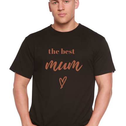 The Best Mum Unisex Bamboo Viscose/Organic Cotton Short Sleeve Graphic T-Shirt