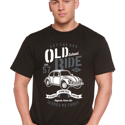 Old School Ride Spun Bamboo® Men's Bamboo Viscose/Organic Cotton Short Sleeve Graphic T-Shirt