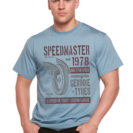 Speed Master Spun Bamboo® Men's Bamboo Viscose/Organic Cotton Short Sleeve Graphic T-Shirt