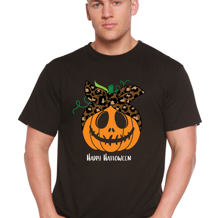Happy Halloween Men's Bamboo Viscose/Organic Cotton Short Sleeve Graphic T-Shirt