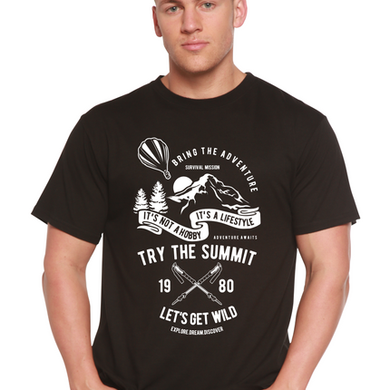 Try The Summit Spun Bamboo® Men's Bamboo Viscose/Organic Cotton Short Sleeve Graphic T-Shirt