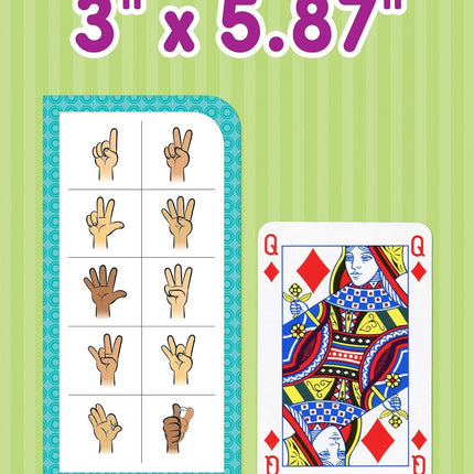 American Sign Language Flash Cards - 105ct