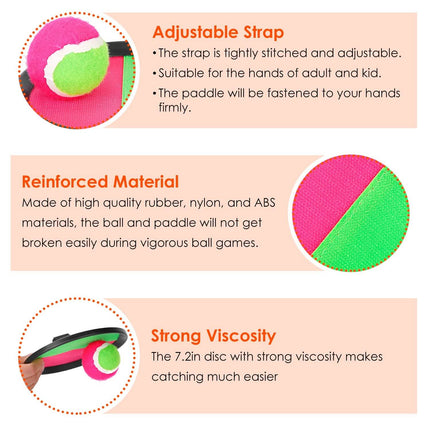 9-Piece Set: Toss and Catch Ball Throw