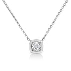 White.Gold / 18 / Cushion Shape