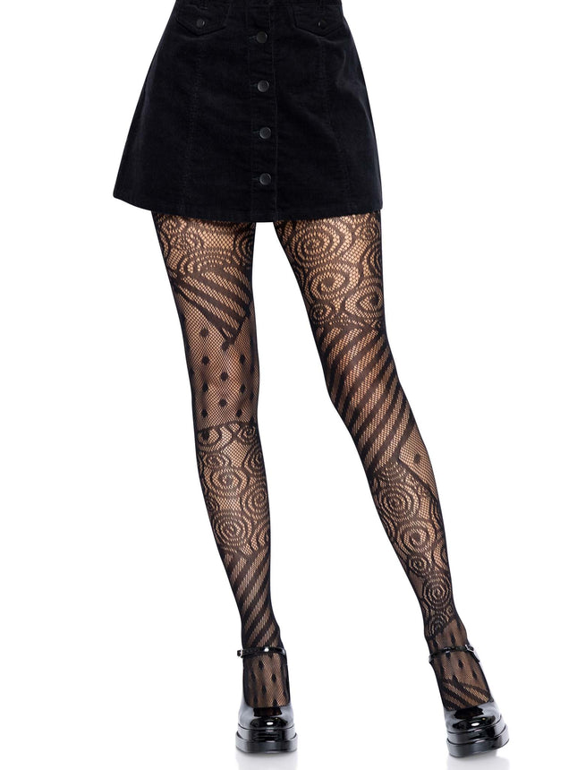 Doll Net Tights - Black - O/S