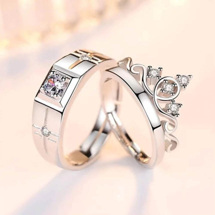 925 Sterling Silver New Jewelry Fashion Couple Ring