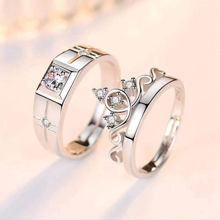 925 Sterling Silver New Jewelry Fashion Couple Ring