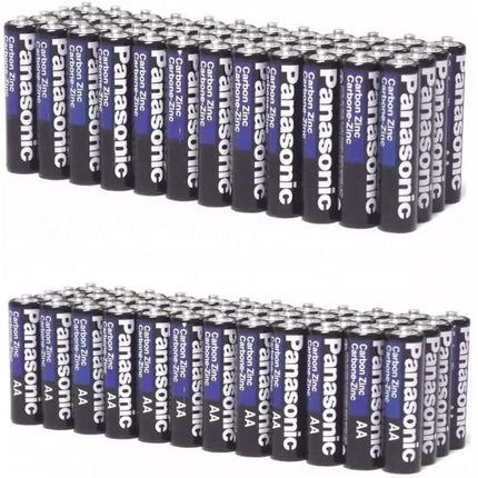 96-Pack: Panasonic Super Heavy Duty Batteries-Value Pack