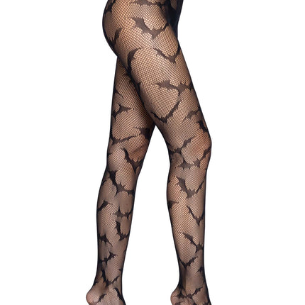 Bat Net Tights - Black - O/S