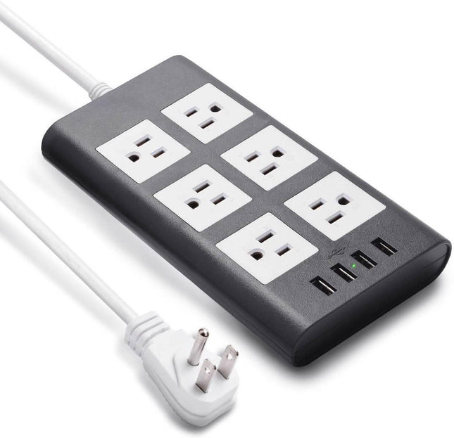 9.8ft USB Power Strip Surge Protector