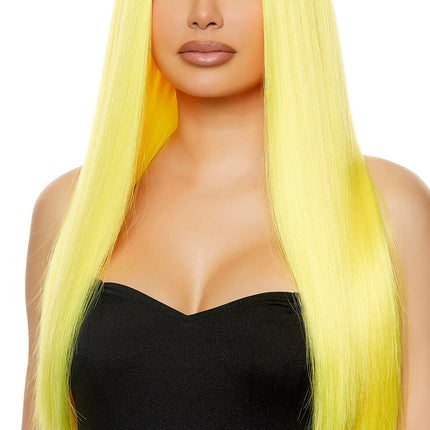 Yellow Straight Wig