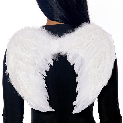 Mini Marabou Feather Angel Wings