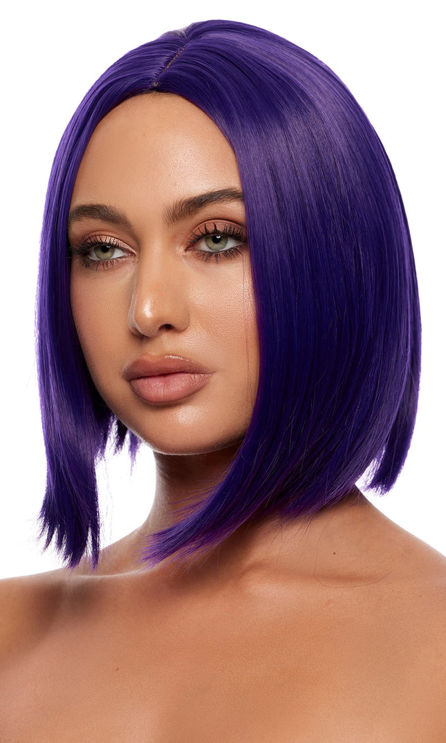 Purple Lob Wig